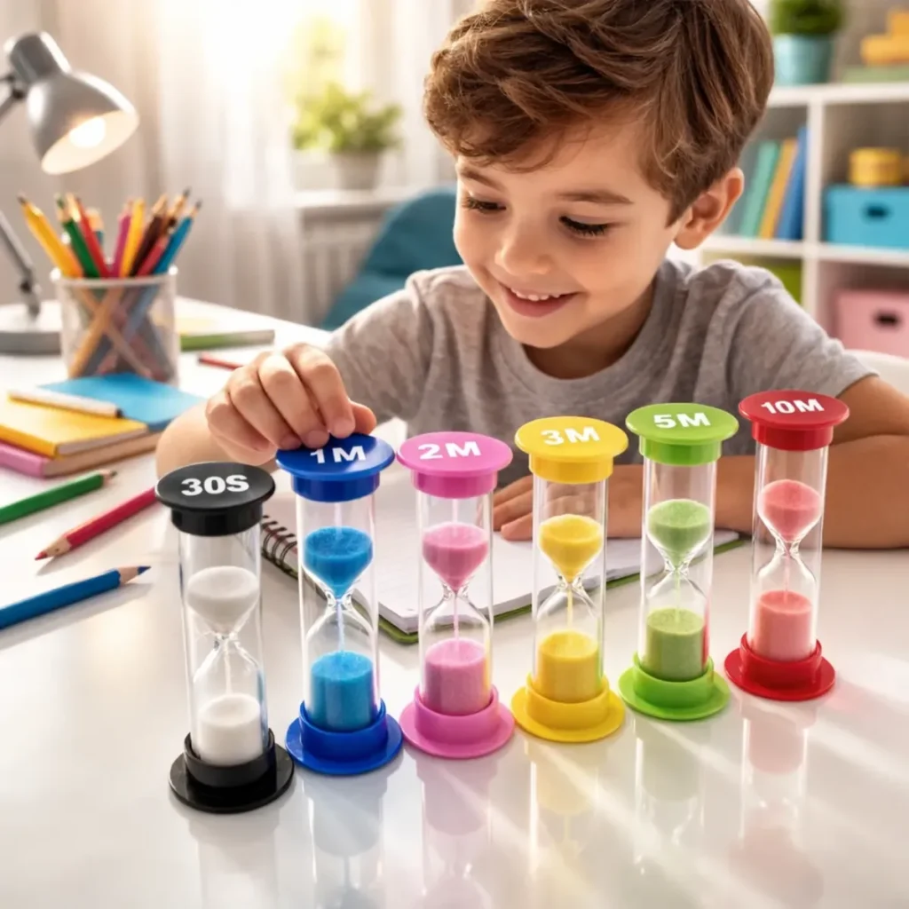 Ampulheta e timer visual